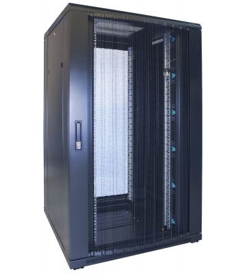 27U serverskab med perforeret låge 800x800x1400mm (BxDxH)