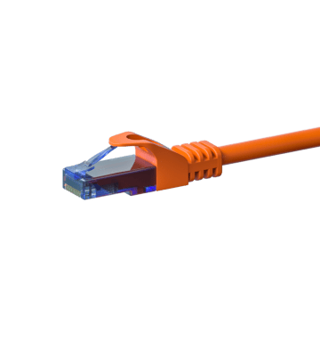 UTP CAT6a patchkabel 2m orange - 100% kobber