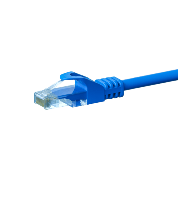 UTP CAT5e patchkabel 2m blå - 100% kobber