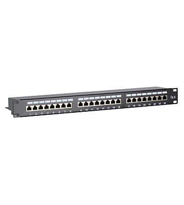 CAT6 FTP patch panel - 24 porte