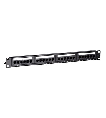 CAT5e UTP patch panel - 24 porte