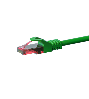 UTP CAT6 patchkabel 0,15m grøn - 100% kobber