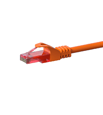 UTP CAT6 patchkabel 3m orange - 100% kobber