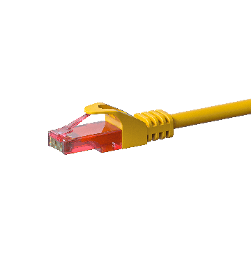 UTP CAT6 patchkabel 3m gul - 100% kobber