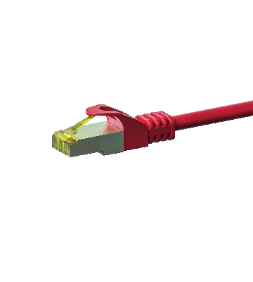 Cat7 S/FTP (PIMF) patchkabel 3m rød