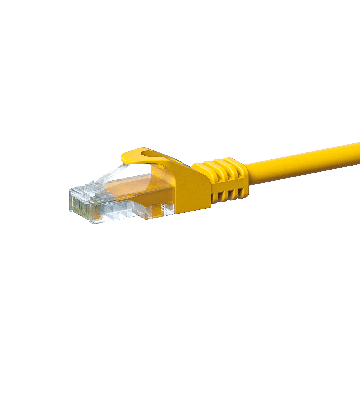 CAT5e UTP patchkabel 1,50m gul - CCA