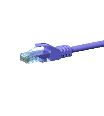 CAT5e UTP patchkabel 1,50m lilla - CCA