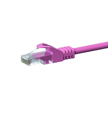 CAT5e UTP patch kabel 20m pink - CCA