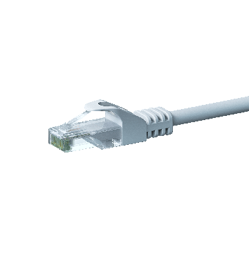 CAT6 UTP patch kabel 10m hvid - CCA