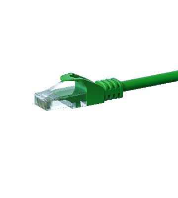 CAT6 UTP patch kabel 0,25m grøn - CCA