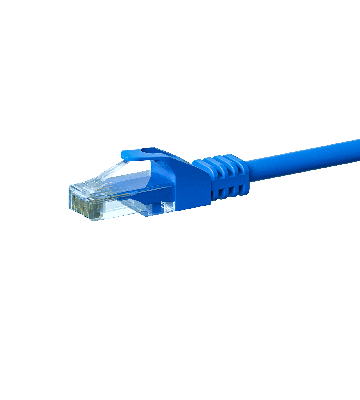 CAT6 UTP patch kabel 10m blå - CCA