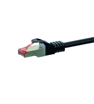 CAT6 S/FTP (PIMF) patchkabel 0,25m sort