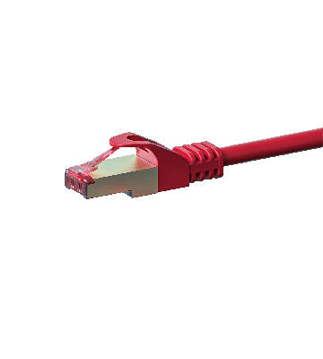 CAT6 S/FTP (PIMF) patchkabel 3m rød