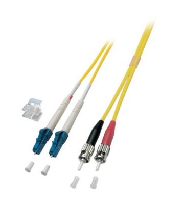 OS2 duplex fiberoptisk kabel LC-ST 0,50m