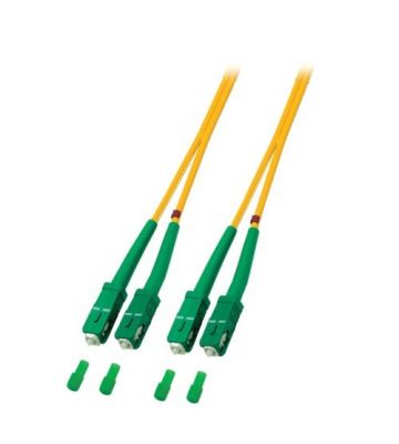 OS2 duplex fiberoptisk kabel SC/APC-SC/APC 20m