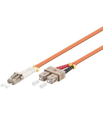 Fiberoptisk kabel LC-SC OM2 1m