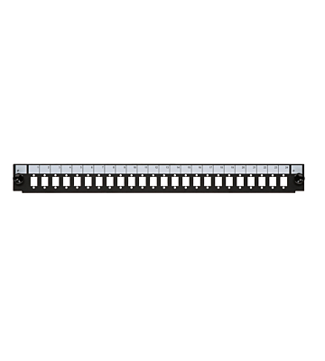 Front LC/SC/E2000 24 porte egnet til universal fiberoptisk bakke