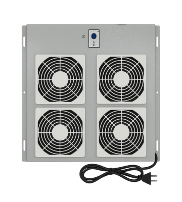 Ventilatorpakke med 4 blæsere og termostat velegnet til udendørs serverskabe