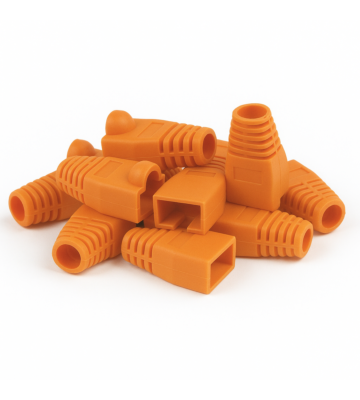 DANICOM RJ45 Kabelgennemføring Orange - 10 stk
