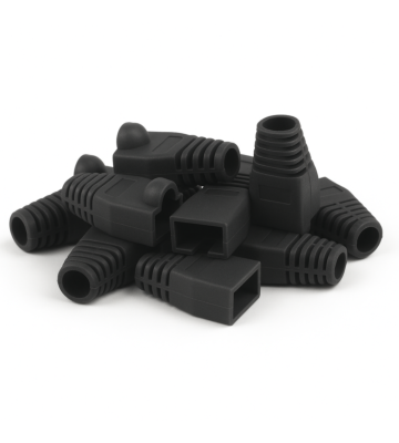 DANICOM RJ45 Kabelgennemføring Sort - 10 stk