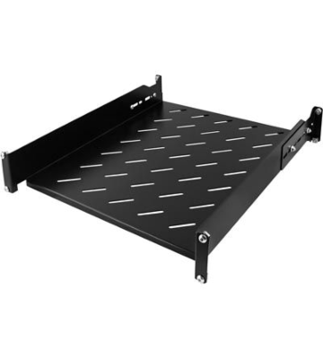 2U justerbar hylde, 19 tommer 550-680 mm dybde
