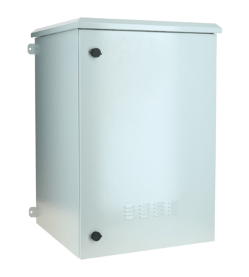 18U udendørs vægskab IP55 - 600x600x900mm (BxDxH)