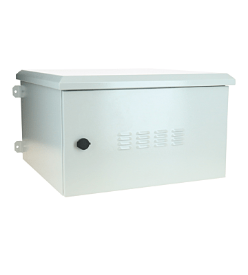 6U udendørs vægskab IP55 - 600x600x368mm (BxDxH)