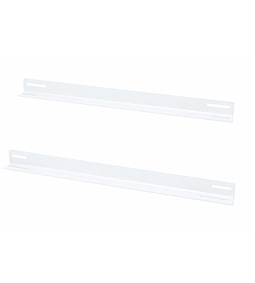 L-profil 2-pak egnet til 450 mm dybe overskabe - hvid