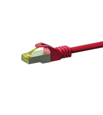Cat7 S/FTP (PIMF) patchkabel 5m rødt