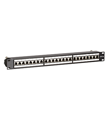 CAT6a STP patch panel - 24 porte