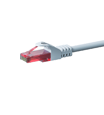 UTP CAT6 patchkabel 15m hvid - 100% kobber