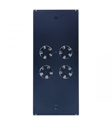 Ventilatorpakke med 4 blæsere og termostat velegnet til 1200 mm dybe serverskabe