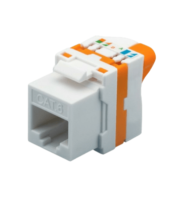 Cat6 UTP Keystone Connector - Værktøjsfri Twist