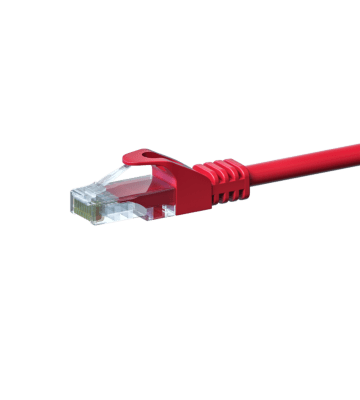 CAT5e UTP patch kabel 2m rød - CCA