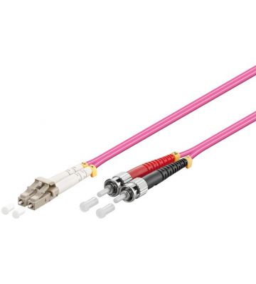 Fiberoptisk kabel LC-ST OM4 20m