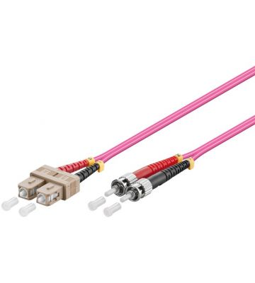 Fiberoptisk kabel SC-ST OM4 1m