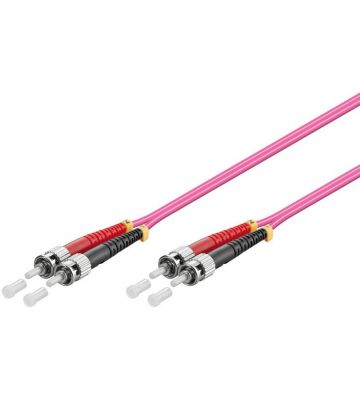 Fiberoptisk kabel ST-ST OM4 0,50m