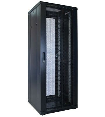 32U serverskab med perforeret låge 600x600x1600mm (BxDxH)
