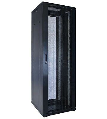 37U serverskab med perforeret låge 600x600x1800mm (BxDxH)