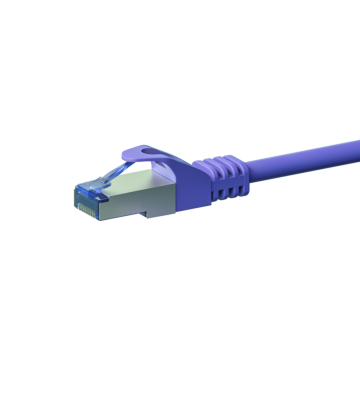 CAT6a S/FTP (PIMF) patchkabel 2m lilla