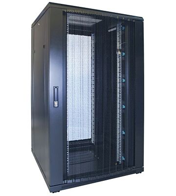 27U serverskab med perforeret låge 800x800x1400mm (BxDxH)
