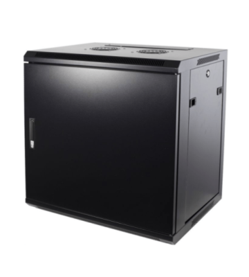 9U vægskab med metaldør 600x600x500mm (BxDxH)