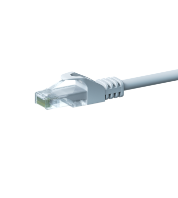 UTP CAT5e patchkabel 7,5m hvid - 100% kobber