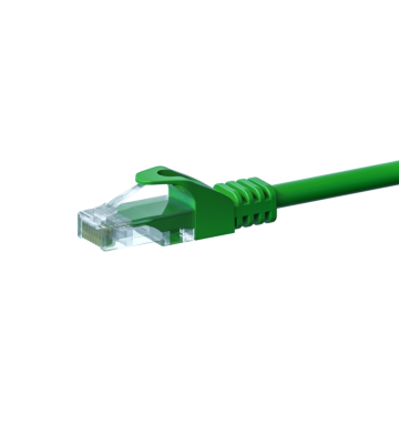 UTP CAT5e patchkabel 10m grøn - 100% kobber