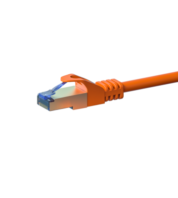 CAT6a S/FTP (PIMF) patchkabel 0,50 m orange