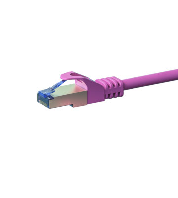CAT6a S/FTP (PIMF) patchkabel 0,50 m pink