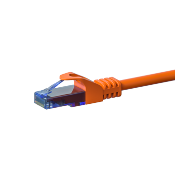UTP CAT6a patchkabel 1m orange - 100% kobber