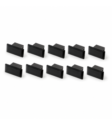 Afskærmningsdæksel til E2000/SC simplex /LC duplex patchpanel - 10 stk.