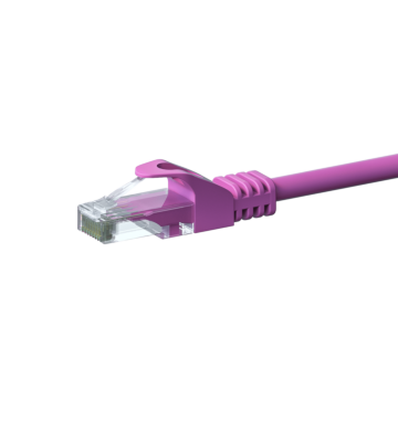 CAT6 UTP patch kabel 5m pink - CCA