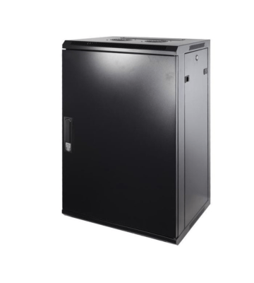 18U vægskab med metaldør 600x600x900mm (BxDxH)